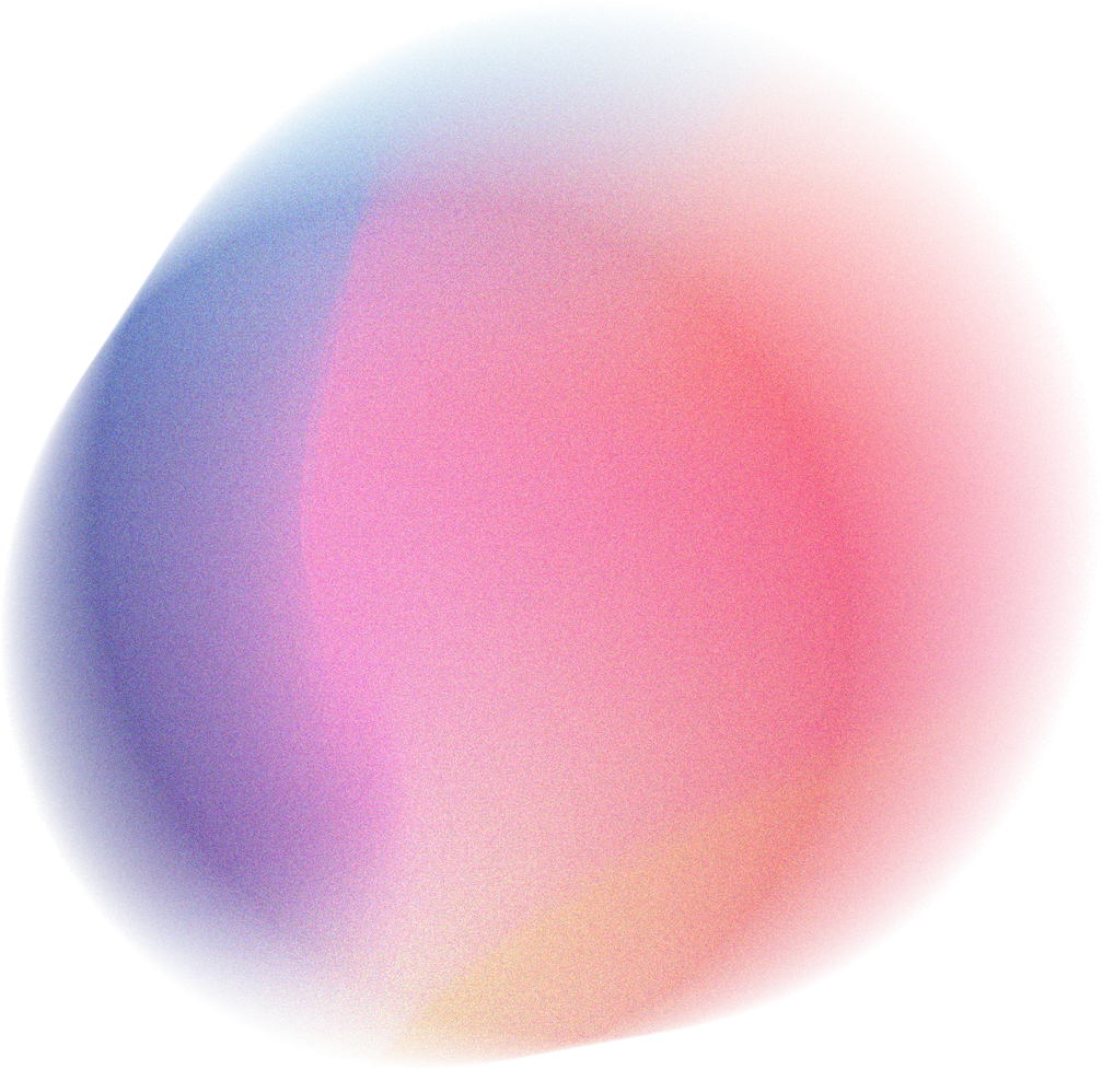 Grainy Blob Shape with Pink and Purple Tones